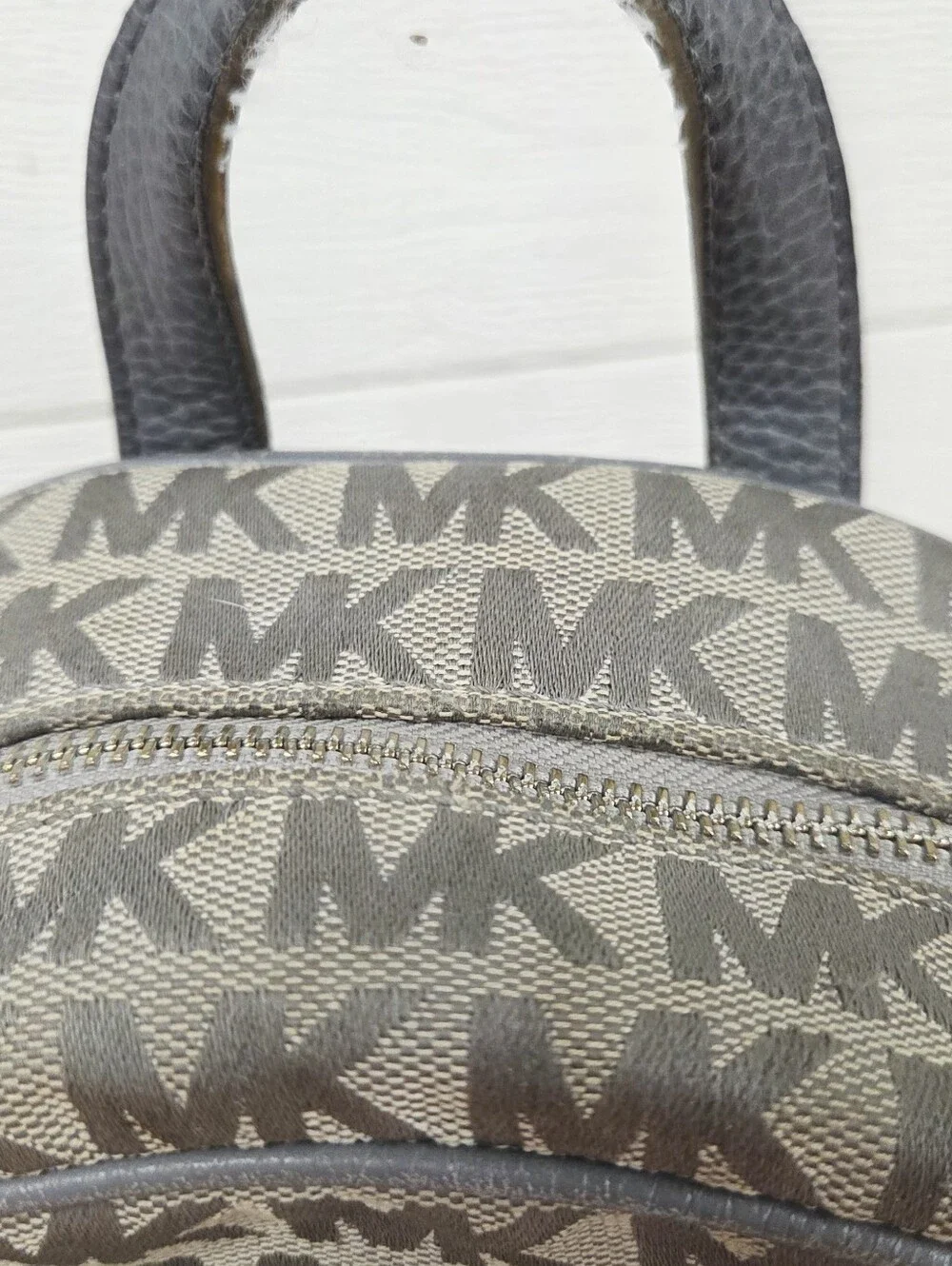 Michael Kors Abbey MK signature Logo Mini Backpack